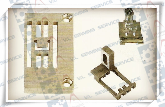 NEEDLE PLATE + PRESSER FOOT